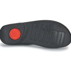 Hot FitFlop - HALO METALLIC-TRIM TOE-POST SANDALS Noir