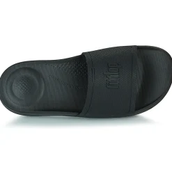 Discount FitFlop - Iqushion Pool Slide Tonal Rubber Noir