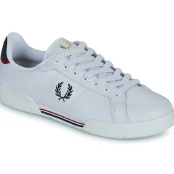 Online Fred Perry - B722 LEATHER Blanc