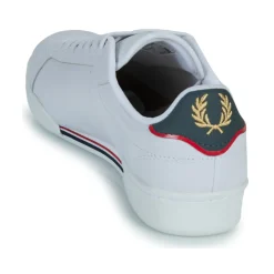 Online Fred Perry - B722 LEATHER Blanc