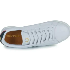 Online Fred Perry - B722 LEATHER Blanc