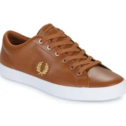 Fred Perry - BASELINE LEATHER Cognac Clearance