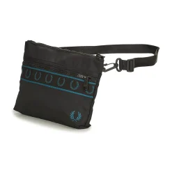 Fred Perry - CONTRAST TAPE SACOCHE BAG BLACK Clearance