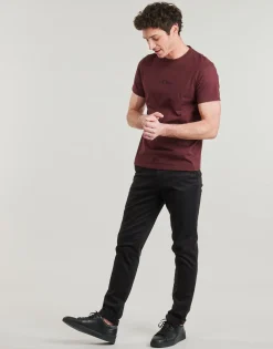 Fred Perry - EMBROIDERED T-SHIRT Bordeaux Best