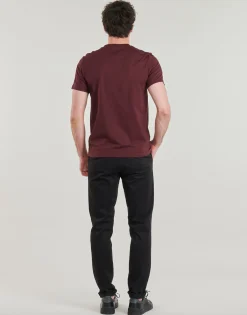 Fred Perry - EMBROIDERED T-SHIRT Bordeaux Best