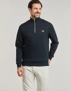Sale Fred Perry - HALF ZIP SWEATSHIRT Marine