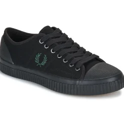 Best Fred Perry - HUGHES LOW CANVAS Noir