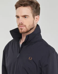 Fred Perry - PATCH POCKET ZIP THROUGH JKT Marine Discount