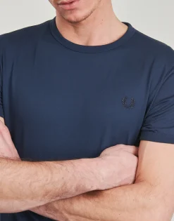 Fred Perry - RINGER T-SHIRT Marine Sale