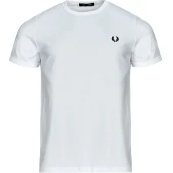 Sale Fred Perry - RINGER T-SHIRT Blanc