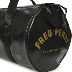 Fred Perry - TONAL LARGE BARREL BAG Noir Hot