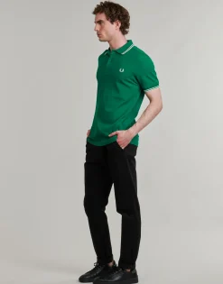 Fred Perry - TWIN TIPPED SHIRT Vert