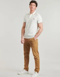Fred Perry - TWIN TIPPED SHIRT Beige