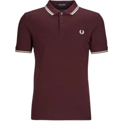 Fred Perry - TWIN TIPPED SHIRT Bordeaux Sale