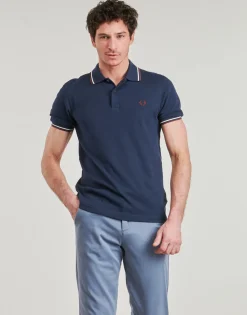 Fred Perry - TWIN TIPPED SHIRT Marine Outlet