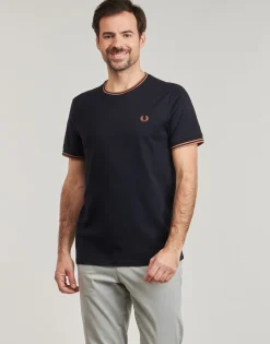 Discount Fred Perry - TWIN TIPPED T-SHIRT