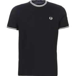 Fred Perry - TWIN TIPPED T-SHIRT Noir Online