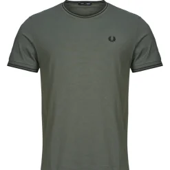 Fred Perry - TWIN TIPPED T-SHIRT Gris Clearance