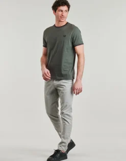 Fred Perry - TWIN TIPPED T-SHIRT Gris Clearance