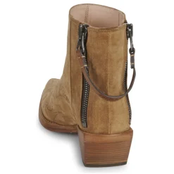 Freelance - CALAMITY 4 WEST DBL ZIP BOOT Marron Clearance