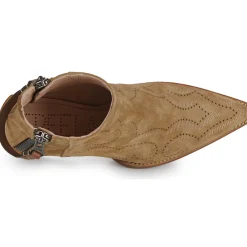 Freelance - CALAMITY 4 WEST DBL ZIP BOOT Marron Clearance