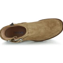 Freelance - JUSTY 7 SMALL GERO BUCKLE Camel Clearance