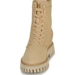 Best Freelance - LUCY BACK ZIP BOOT Beige