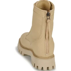 Best Freelance - LUCY BACK ZIP BOOT Beige