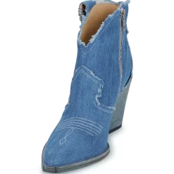 Fru.it - 8575-944-CUOIO-GREZZO-JEANS-LAVATO Bleu Best