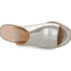 Fru.it - 8752-669-CUOIO-NATURALE-TACCO-RICOP Argenté