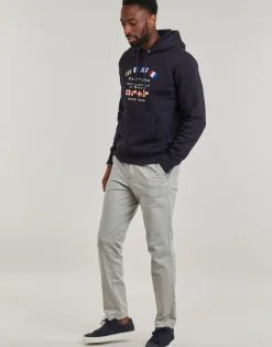 Online Gant - GRAPHIC SWEAT HOODIE Marine