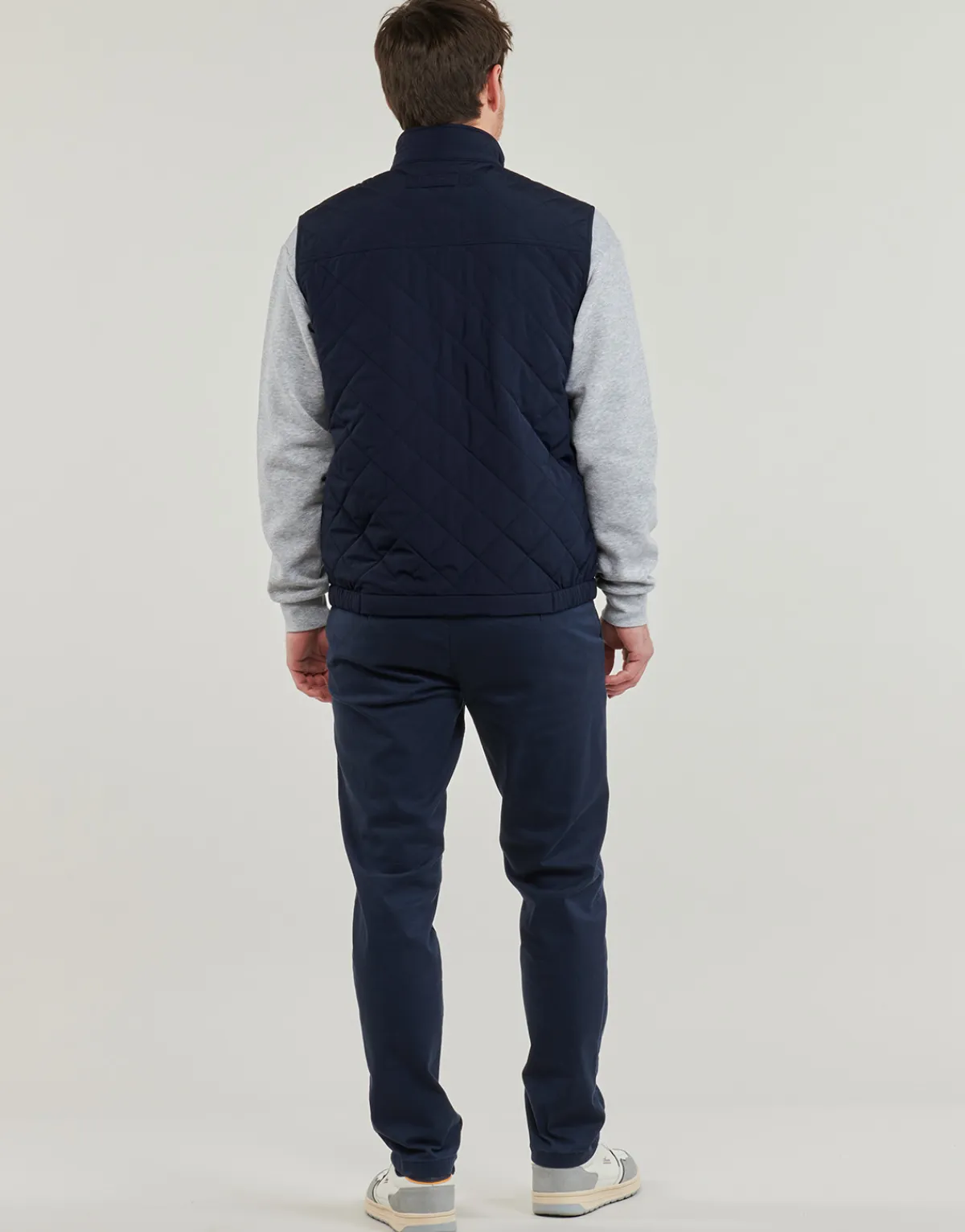 Gant - QUILTED WINDCHEATER VEST Marine