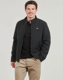 Gant - QUILTED WINDCHEATER Noir Clearance