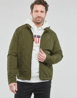 Gant - QUILTED WINDCHEATER Kaki Outlet