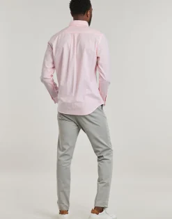 Gant - REG CLASSIC POPLIN STRIPE SHIRT Rose Outlet