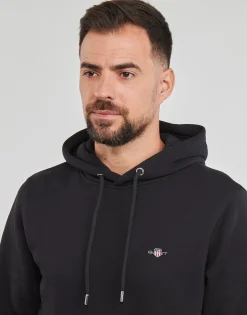 Gant - REG SHIELD HOODIE Noir Best