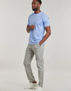 Gant - REG SHIELD SS T-SHIRT Bleu New