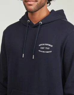 Gant - SMALL GRAPHIC SWEAT HOODIE Marine New