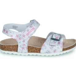 Geox - J ADRIEL GIRL C Argenté Outlet