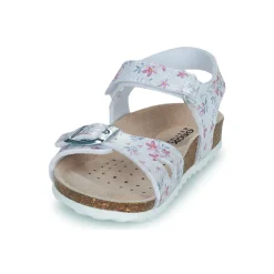 Geox - J ADRIEL GIRL C Argenté Outlet