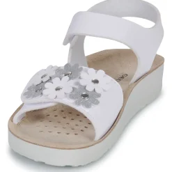 Hot Geox - J SANDAL COSTAREI GI Blanc
