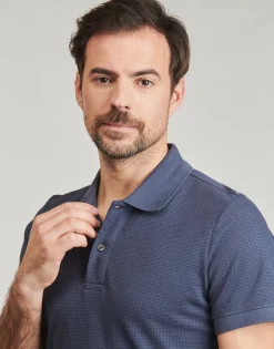 Geox - M POLO PIQUET PRINTE Marine Discount