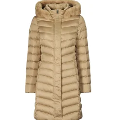 Sale Geox - W BETTANIE LONG JKT Beige