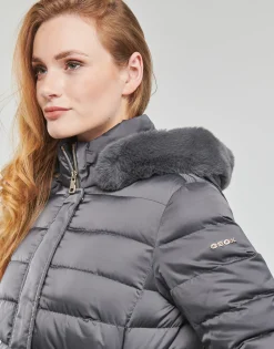 Geox - W BETTANIE LONG JKT Gris Online