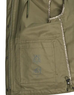 Hot Geox - W ILDE PARKA Kaki