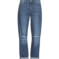 G-Star Raw - 3302 SADDLE MID BOYFRIEND BleuMediumAgedRipped Online