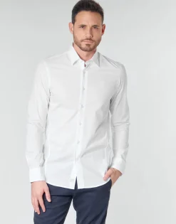 G-Star Raw - DRESSED SUPER SLIM SHIRT LS Blanc Outlet