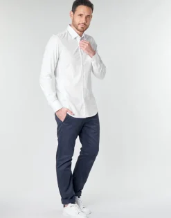 G-Star Raw - DRESSED SUPER SLIM SHIRT LS Blanc Outlet