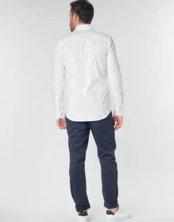 G-Star Raw - DRESSED SUPER SLIM SHIRT LS Blanc Outlet