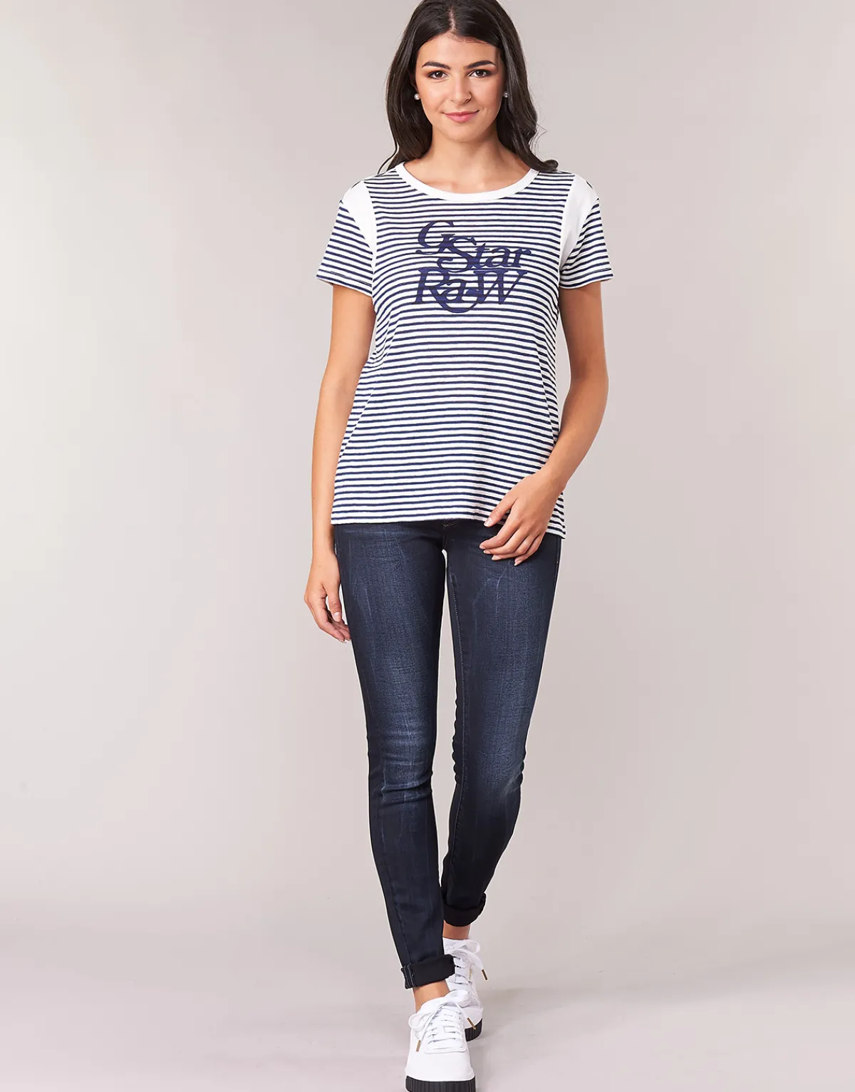 G-Star Raw - LYNN MID SKINNY WMN BleuFadedBlue